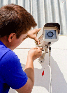 Emergency CCTV service and maintenance areas